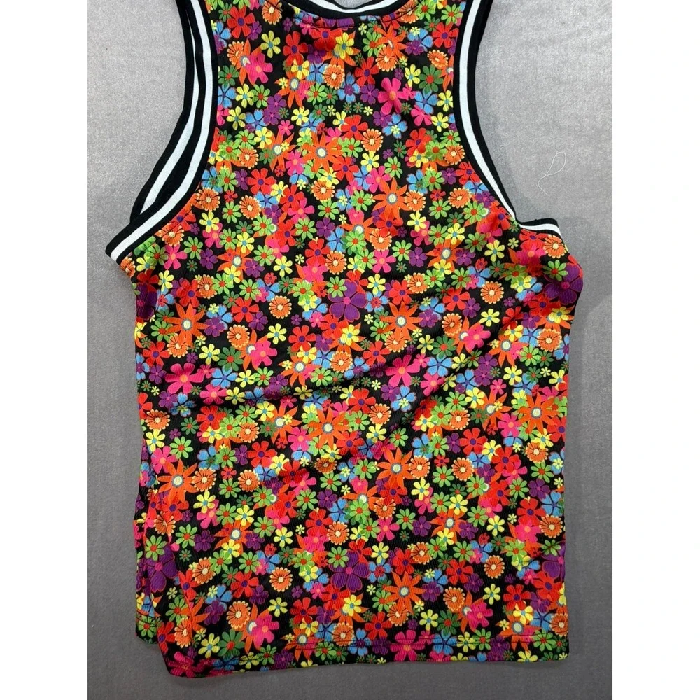 NWT WESC Flower Basketball Tank Top Size Small Men - Picture 8 of 11